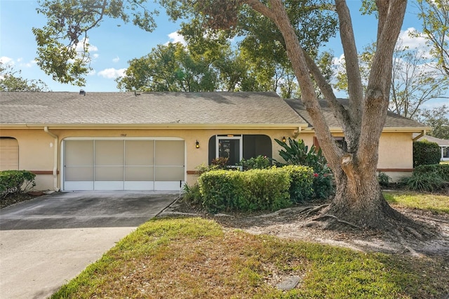 view of ranch-style home