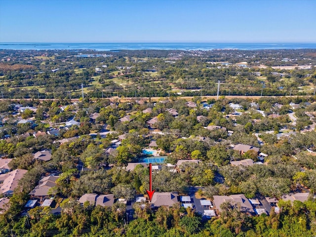 1901 Lennox Rd E Unit 1901, Palm Harbor, FL 34683 - aerial view of property's location with nearby suburban area and a nearby body of water