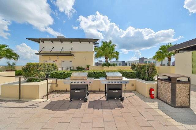 view of patio / terrace featuring area for grilling