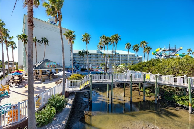 view of dock