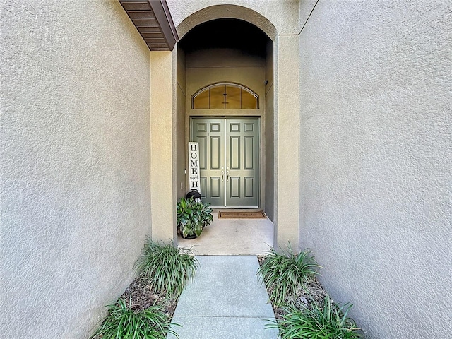 view of entrance to property