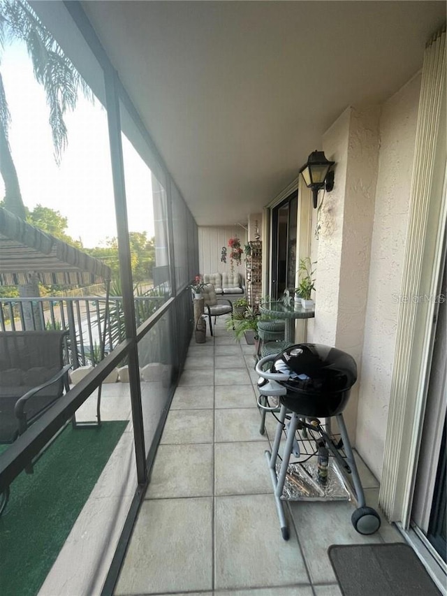 balcony with grilling area