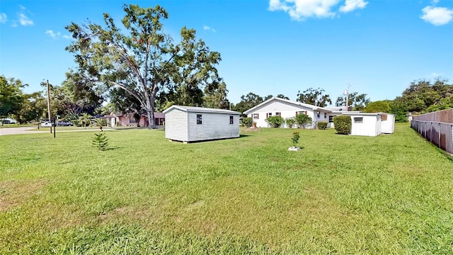 38919 3rd Ave, Zephyrhills, FL 33542 - view of yard featuring a storage shed