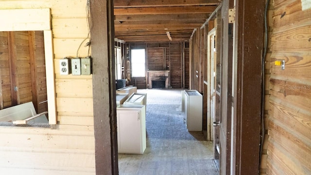 misc room featuring washer and dryer