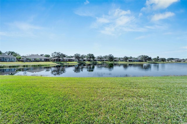 view of water feature