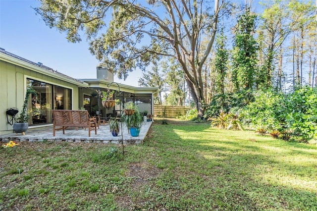 14631 Village Glen Cir, Tampa, FL 33618 - view of yard featuring a patio