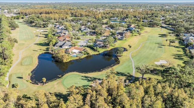 14631 Village Glen Cir, Tampa, FL 33618 - aerial view of property and surrounding area with a large body of water, nearby suburban area, and a local golf course