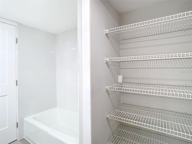 bathroom featuring tub / shower combination