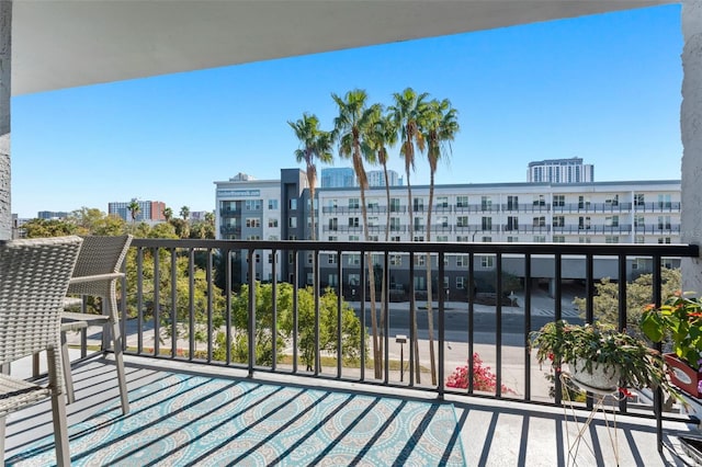 201 W Laurel St Unit 503, Tampa, FL 33602 - balcony featuring a view of city