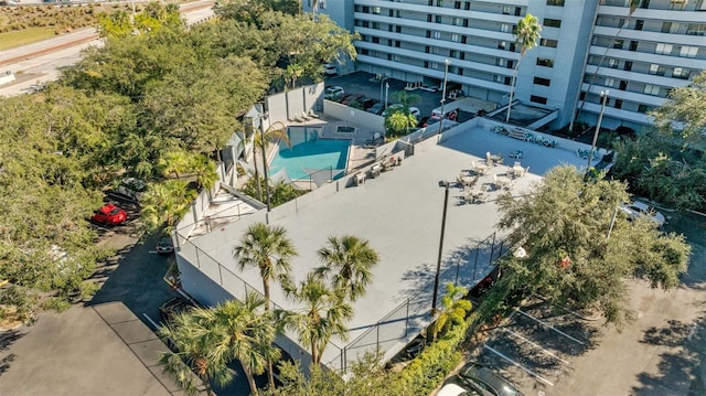 201 W Laurel St Unit 503, Tampa, FL 33602 - bird's eye view of a pool