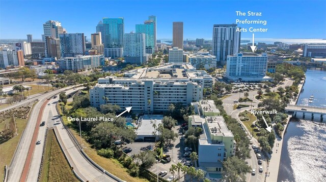 201 W Laurel St Unit 503, Tampa, FL 33602 - view of city skyline featuring a large body of water