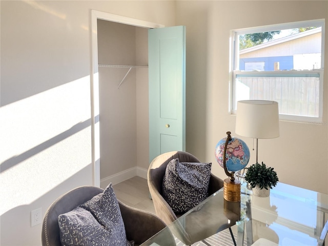 5516 Golden Dr, Tampa, FL 33634 - living area with baseboards