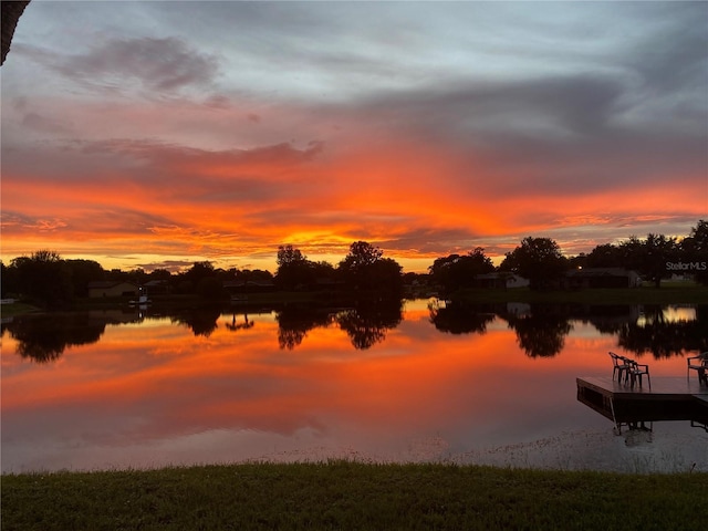 9107 Lingrove Rd, Weeki Wachee, FL 34613 - view of water feature featuring a dock