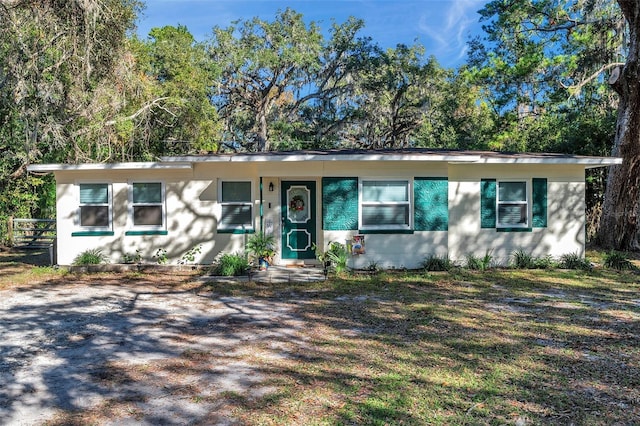 view of ranch-style house