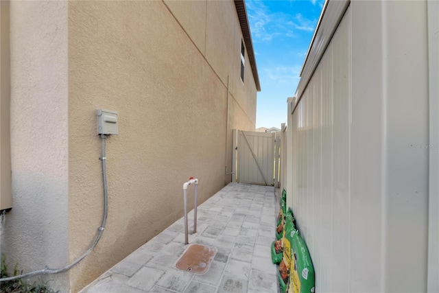 view of home's exterior featuring a patio area