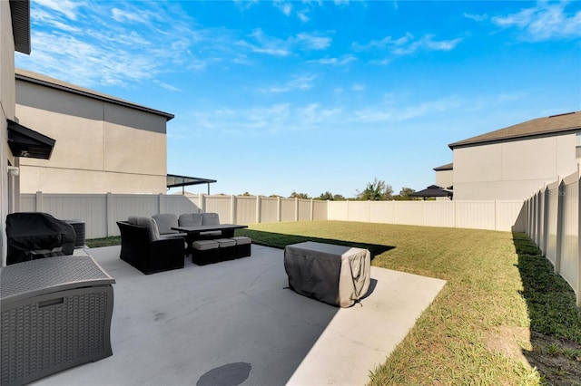 view of patio / terrace featuring grilling area