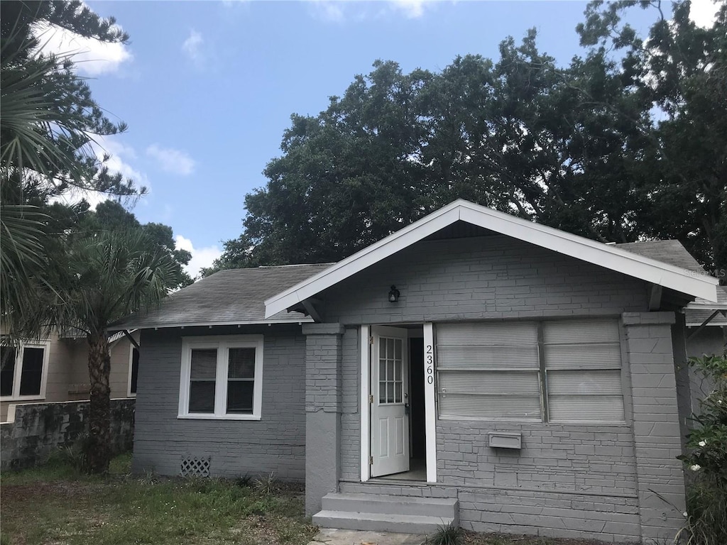 view of bungalow-style house