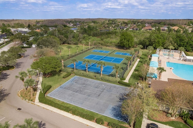 drone / aerial view