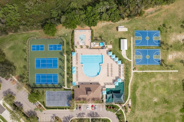 drone / aerial view