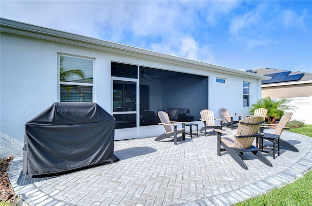 view of patio / terrace with grilling area