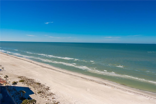 water view featuring a view of the beach