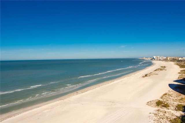 water view with a beach view