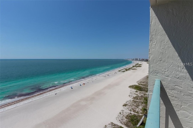 water view featuring a view of the beach