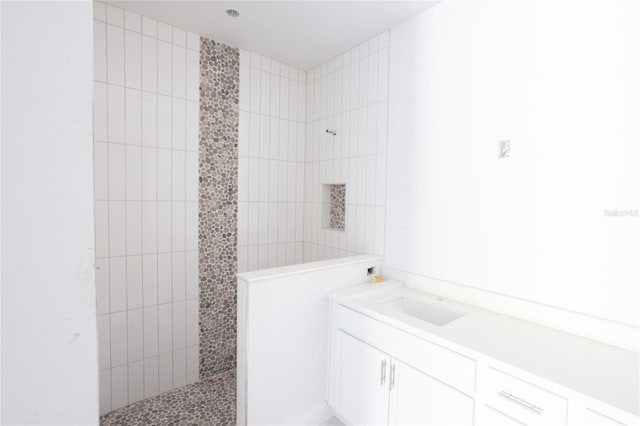 142 Fairway Rd, Rotonda West, FL 33947 - bathroom with a walk in shower and vanity