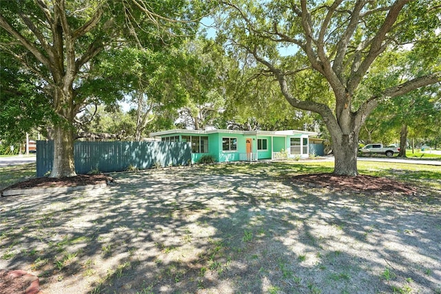 view of ranch-style house