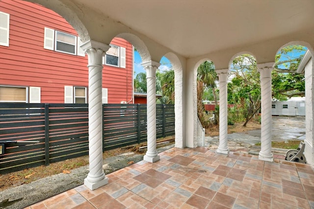 view of patio