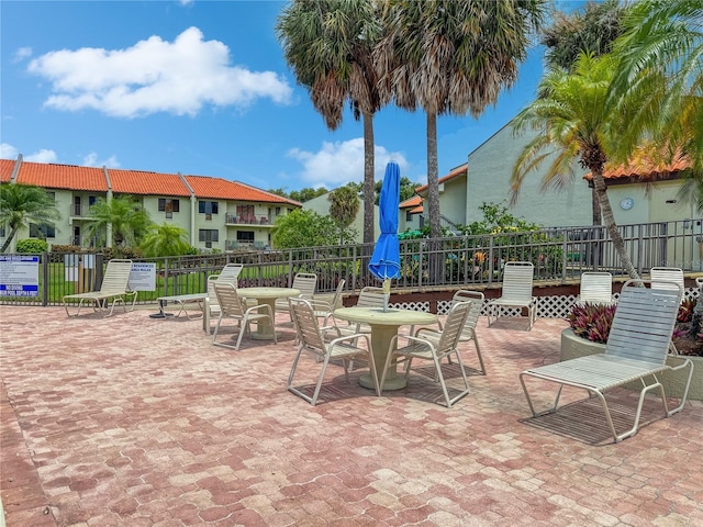 view of patio