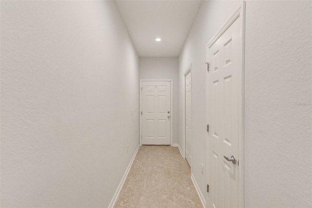 hall with baseboards