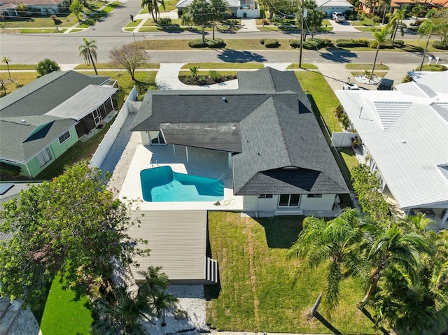 475 Island Way, Clearwater Beach, FL 33767 - aerial view of residential area with a pool area