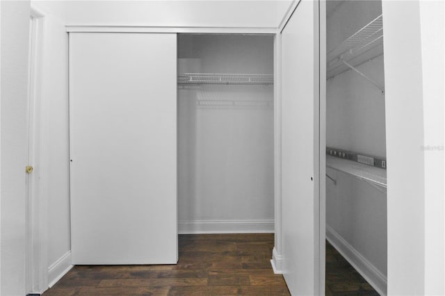 view of closet