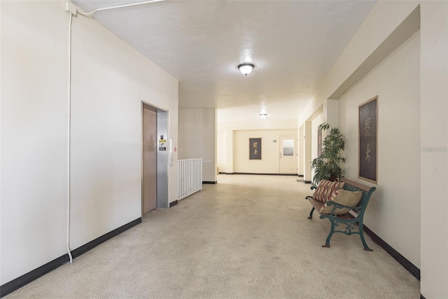 2451 Canadian Way Unit 47, Clearwater, FL 33763 - corridor with light carpet and elevator