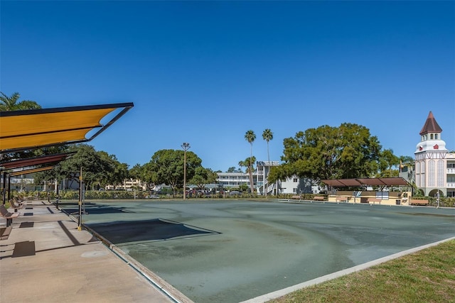 view of basketball court