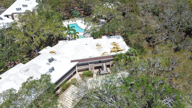 820 Patricia Ave Unit 207, Dunedin, FL 34698 - aerial overview of property's location with a pool area