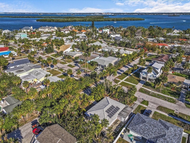 35 Juniper Way, Clearwater Beach, FL 33767 - aerial view of property's location with a nearby body of water and nearby suburban area