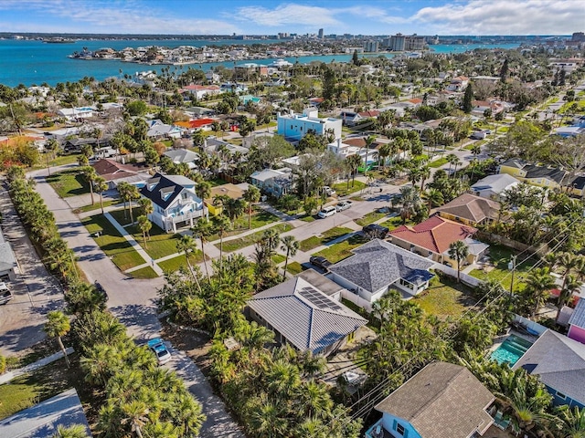 35 Juniper Way, Clearwater Beach, FL 33767 - aerial view of residential area featuring a large body of water