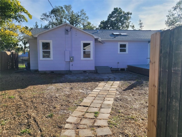 view of rear view of house