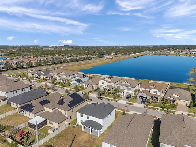 11321 Chilly Water Ct, Riverview, FL 33569 - aerial view of residential area featuring a large body of water
