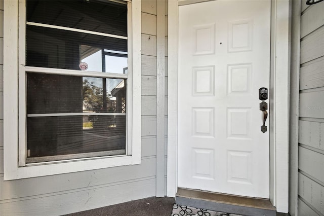 view of entrance to property