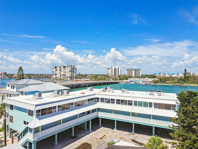 143 94th Ave Unit 2, Treasure Island, FL 33706 - water view featuring nearby urban area
