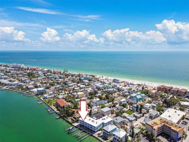 143 94th Ave Unit 2, Treasure Island, FL 33706 - aerial view of residential area with a nearby body of water