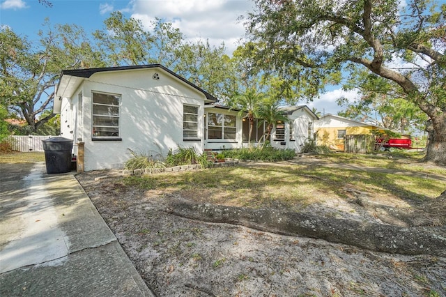 view of rear view of property