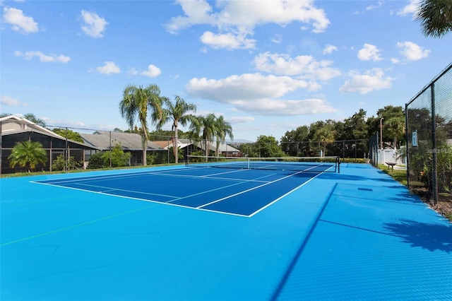 view of sport court