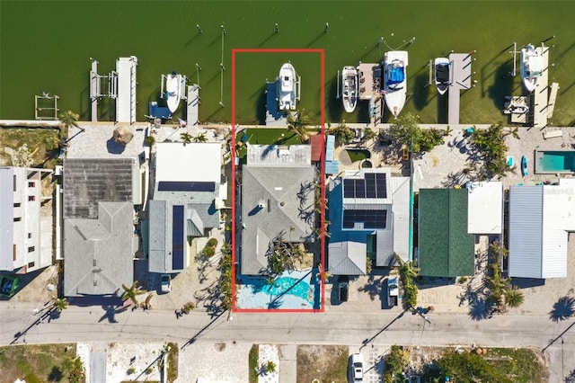 353 144th Ave, Madeira Beach, FL 33708 - aerial view of property and surrounding area featuring property parcel outlined