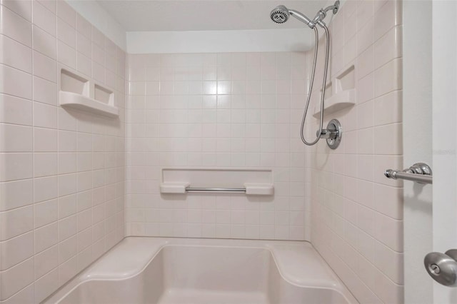 full bathroom with walk in shower