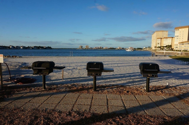 view of water feature