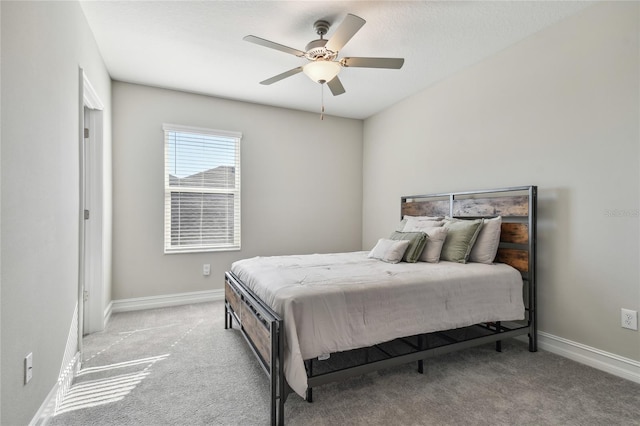21291 Snowy Orchid Ter, Land O Lakes, FL 34637 - carpeted bedroom with baseboards and ceiling fan